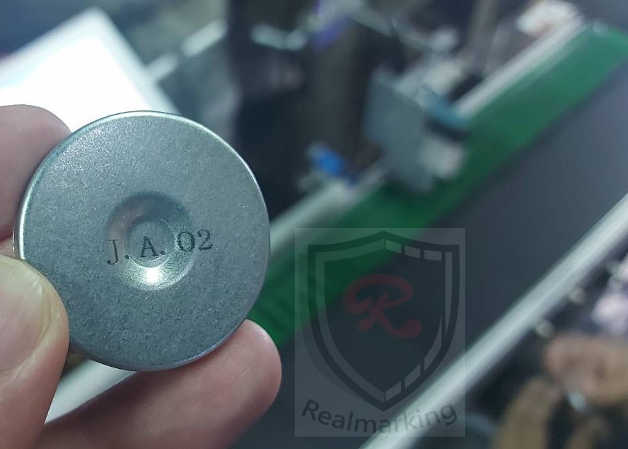 (機油濾心外蓋噴印)[高解析噴字機]-RA+ 勁騰興業 噴碼機 噴印機